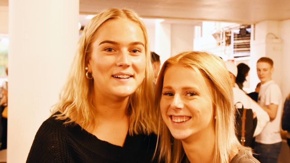 Matilda Hammar och Merel Nijdam går på Vimmerby gymnasium och tyckte att föreläsningen både var kul och viktig.