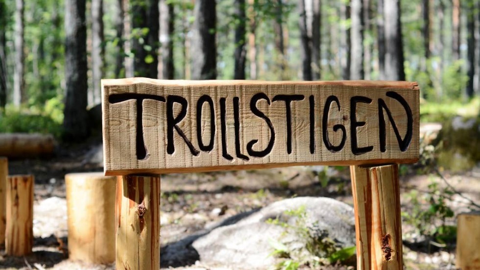 Under förra året invigdes naturhinderbanan Trollstigen vid naturreserbatet Trollegater i Kinda.