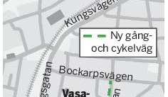 Cykelvägen förlängs utmed Hargsvägen