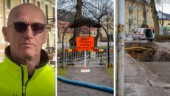 Därför grävs vägen vid torget upp: "Ännu sämre skick än väntat"