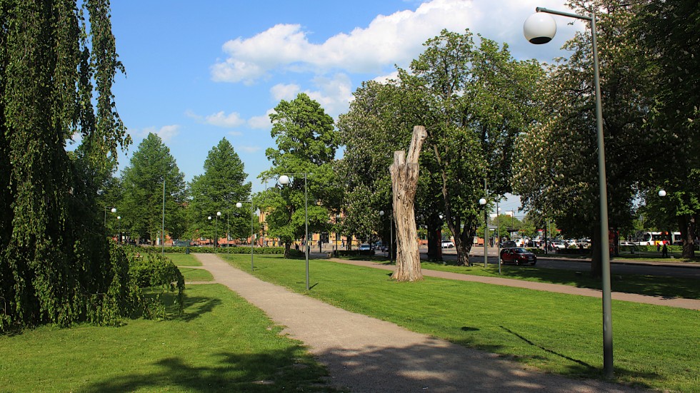 Än märkligare är, just av trygghetsskäl, skapandet av en trädgårdspark mittemot centralstationen som säkerligen kostat miljoner att uppföra. På vilket sätt skapar den trygghet vid övriga områden, undrar insändarskribenten.