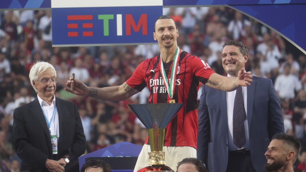 Zlatan Ibrahimovic firar ligatiteln 2022.
