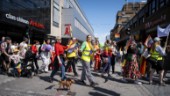 BILDEXTRA: Här vandrar Pridetåget genom Linköping 