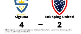 Tungt för Enköping United - Sigtuna bröt fina vinstsviten