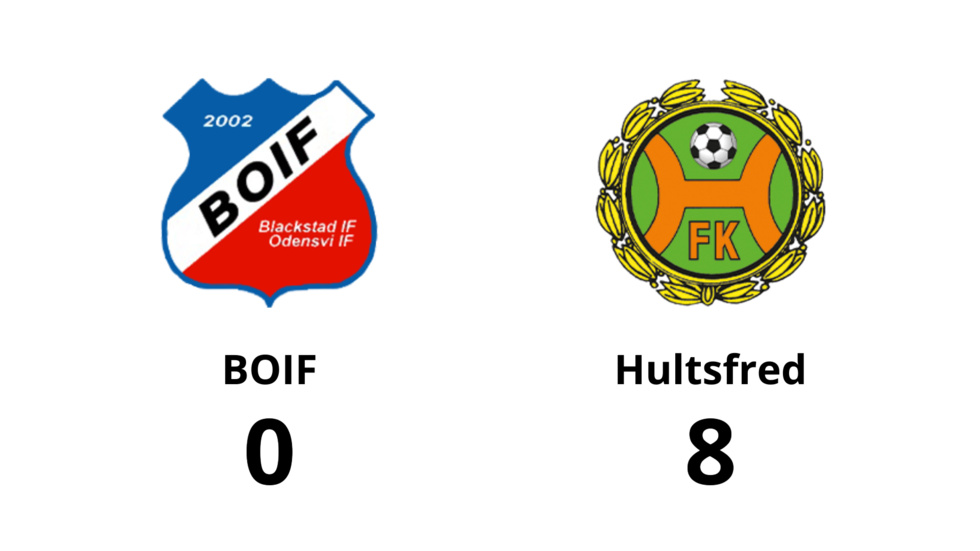 B.O.IF förlorade mot Hultsfreds FK