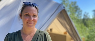 Louise, 38, satsar på lyxcamping – mitt i hästhagen på Selaön