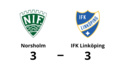 Norsholm kryssade hemma mot IFK Linköping