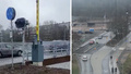 Här kör bilarna över nya bron – en timme innan öppningen