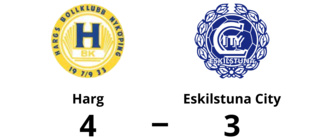 Förlust mot Harg för Eskilstuna City