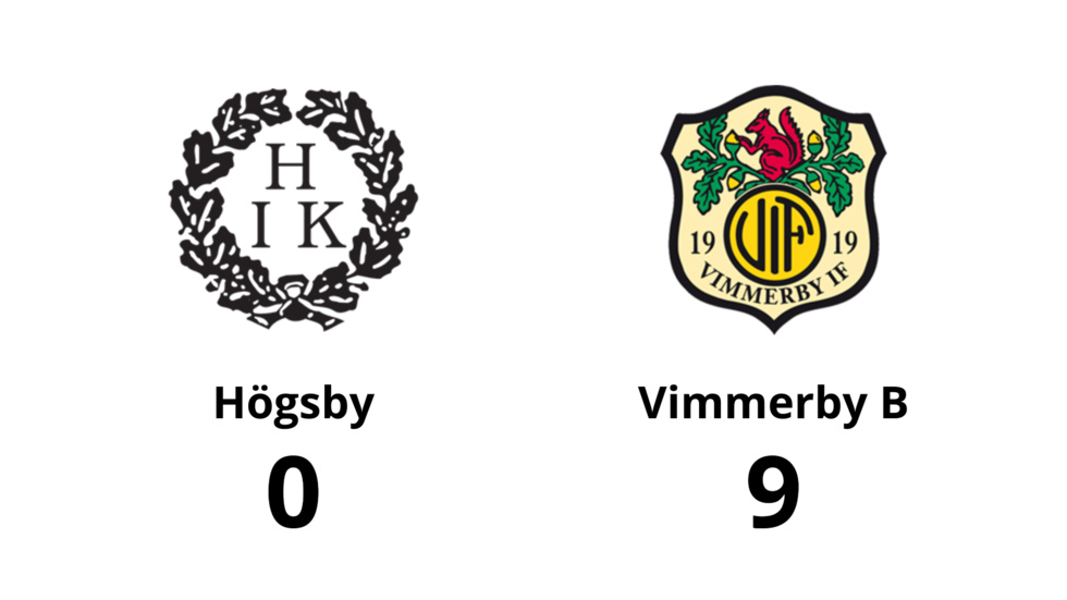 Högsby IK förlorade mot Vimmerby IF B