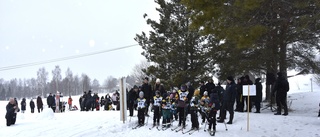 Många barnfamiljer på skidloppet för alla