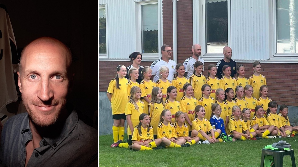 Björn Mårtensson har gjort en Bullerby Cup-dänga, i hyllning till hans dotters fotbollslag.