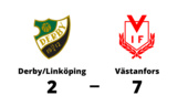 Mål av Marcus Carlsson och Olof Götselius när Derby/Linköping förlorade