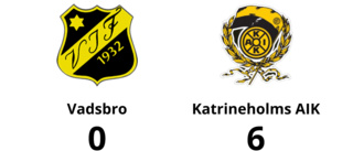 Klar seger för Katrineholms AIK mot Vadsbro