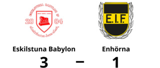 3-1-seger för Eskilstuna Babylon - besegrade Enhörna