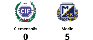 Klar seger för Medle - vann med 5-0 mot Clemensnäs