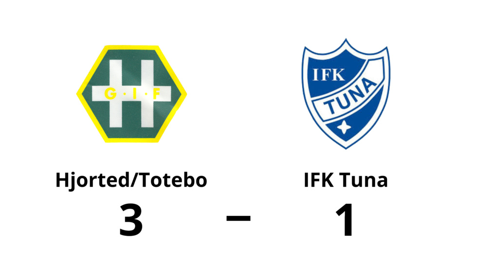 Hjorted/Totebo vann mot IFK Tuna