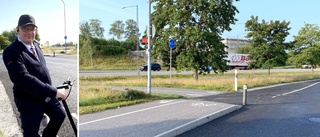 En död efter krock mellan cykel och bil i Finspång igår