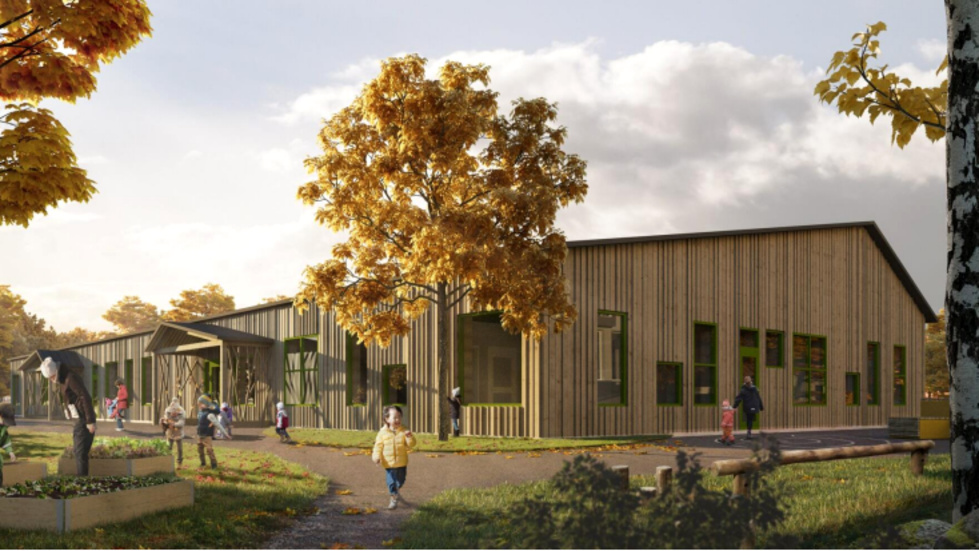 Till bygget av den nya förskolan i Vena har kommunen avsatt 25 miljoner kronor under 2024 och lika mycket under 2025.