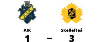 Skellefteå säkrade segern i matchserien mot AIK