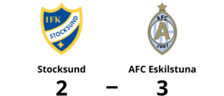 AFC Eskilstuna vann uddamålsseger mot Stocksund