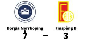 Borgia Norrköping B segrare hemma mot Finspång B