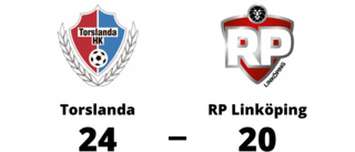 RP Linköping föll med 20-24 mot Torslanda