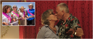 Kyssen: Åsa, 71, bjöd på show direkt i dejtingprogrammet på tv
