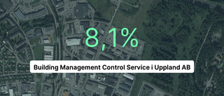 Building Management Control Service i Uppland AB ökar resultatet