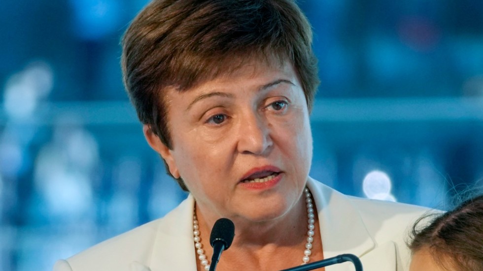 Internationella valutafondens chef, Kristalina Georgieva. Arkivbild.