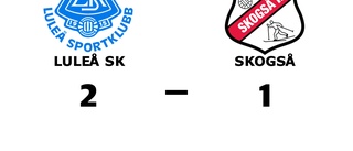 Luleå SK vann på hemmaplan mot Skogså