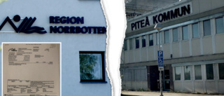 Piteå kommun vägrar betala faktura från regionen