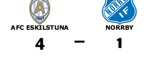 AFC Eskilstuna tog kommandot från start mot Norrby
