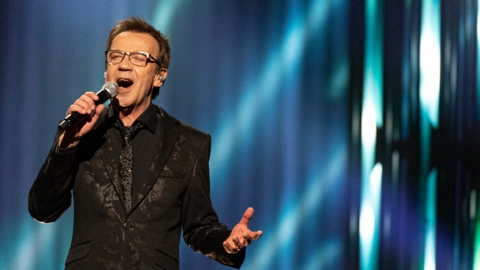 Björn Skifs under mellanaktsuppträdandet i Melodifestivalen 2020. Arkivbild.