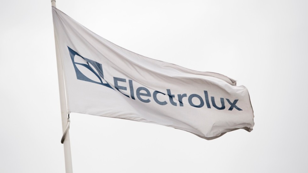Electrolux tillverkar vitvaror och hushållsapparater. Arkivbild.