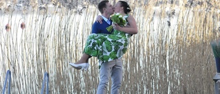 Lågsäsong för bröllop – men Lina och Björn sa "ja"