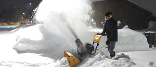 Snöslungning i Boden          