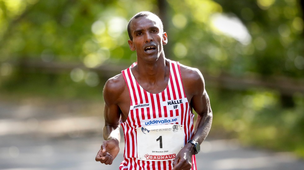 Mustafa Mohamed lyckades inte förbättra sitt personliga rekord, vilket hade krävts för att komma under den svenska OS-kvalgränsen. Arkivbild.