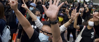 Brittisk ilska över Kinas vallag i Hongkong