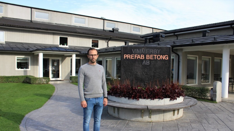 Simon Wideen blir ny vd på Prefab Betong i Vimmerby.