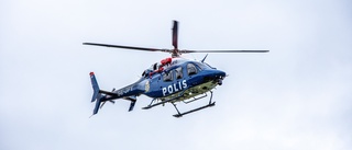 Polisen: Därför flög helikoptern över Uppsala