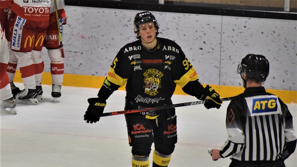 Oscar Gustafsson lämnar Vimmerby Hockey.