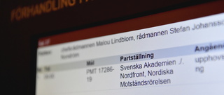 Svenska Akademien överklagar inte mot NMR