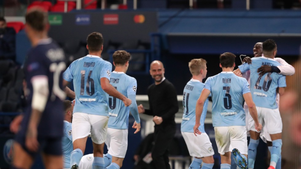 Manchester City firar 2–1-segern mot Paris SG i den första semifi alen i Champions League. I helgen kan klubben säkra det engelska ligaguldet.