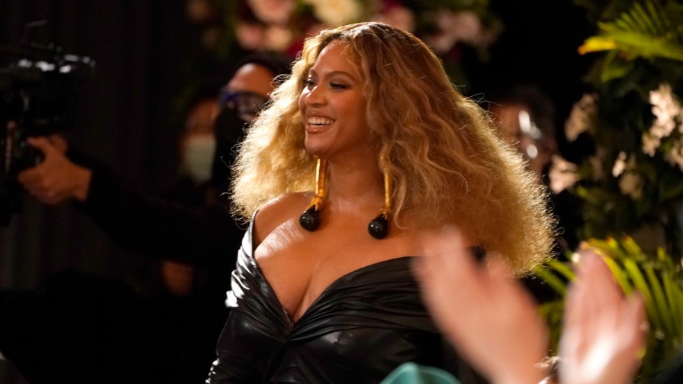 Beyoncé på fjolårets Grammygalan, där sångerskan blev den stora vinnaren.