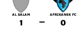 Uddamålsseger när Al Salam besegrade Afrikansk FC