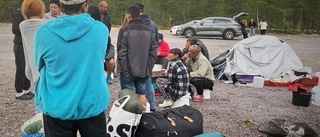 Socialtjänsten på plats i tältlägret i Norrbotten – omhändertog familjer: "Vi anser att barnen har farit illa"