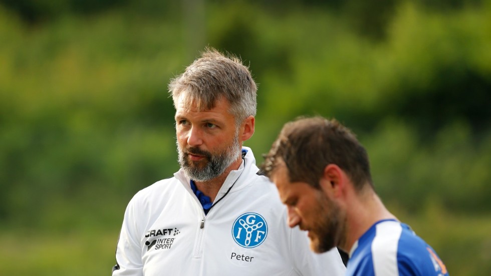 Peter Lönnblom, tränare Gunnebo IF.