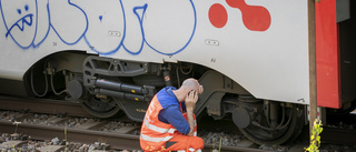 Tåg spårade ur – totalstopp väntas i två dagar