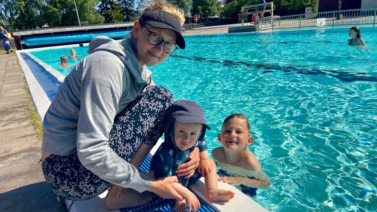 När Aronsbadet öppnar är det sommarlov på riktigt